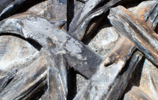 stone sculpted adorns in detail